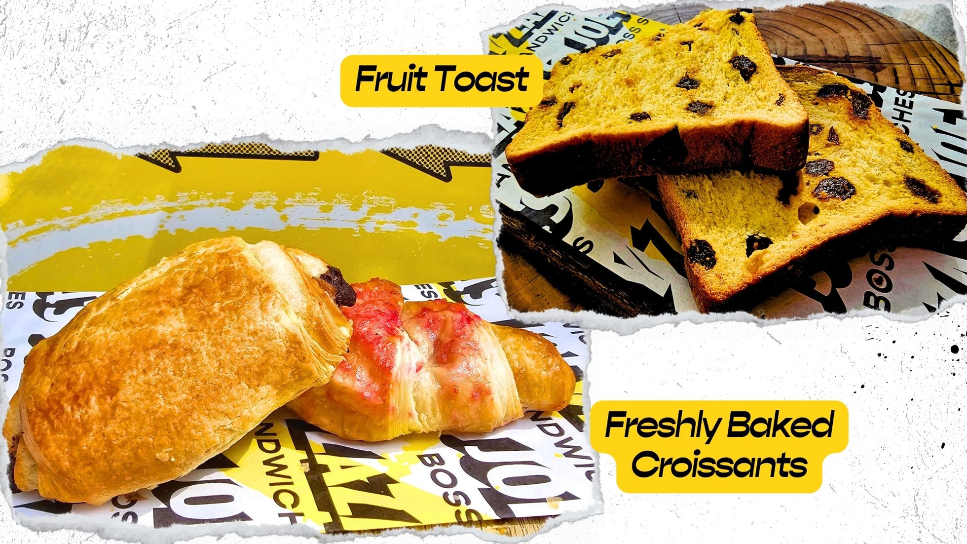 Perth City Cafe Croissants Fruit Toast Breakfast