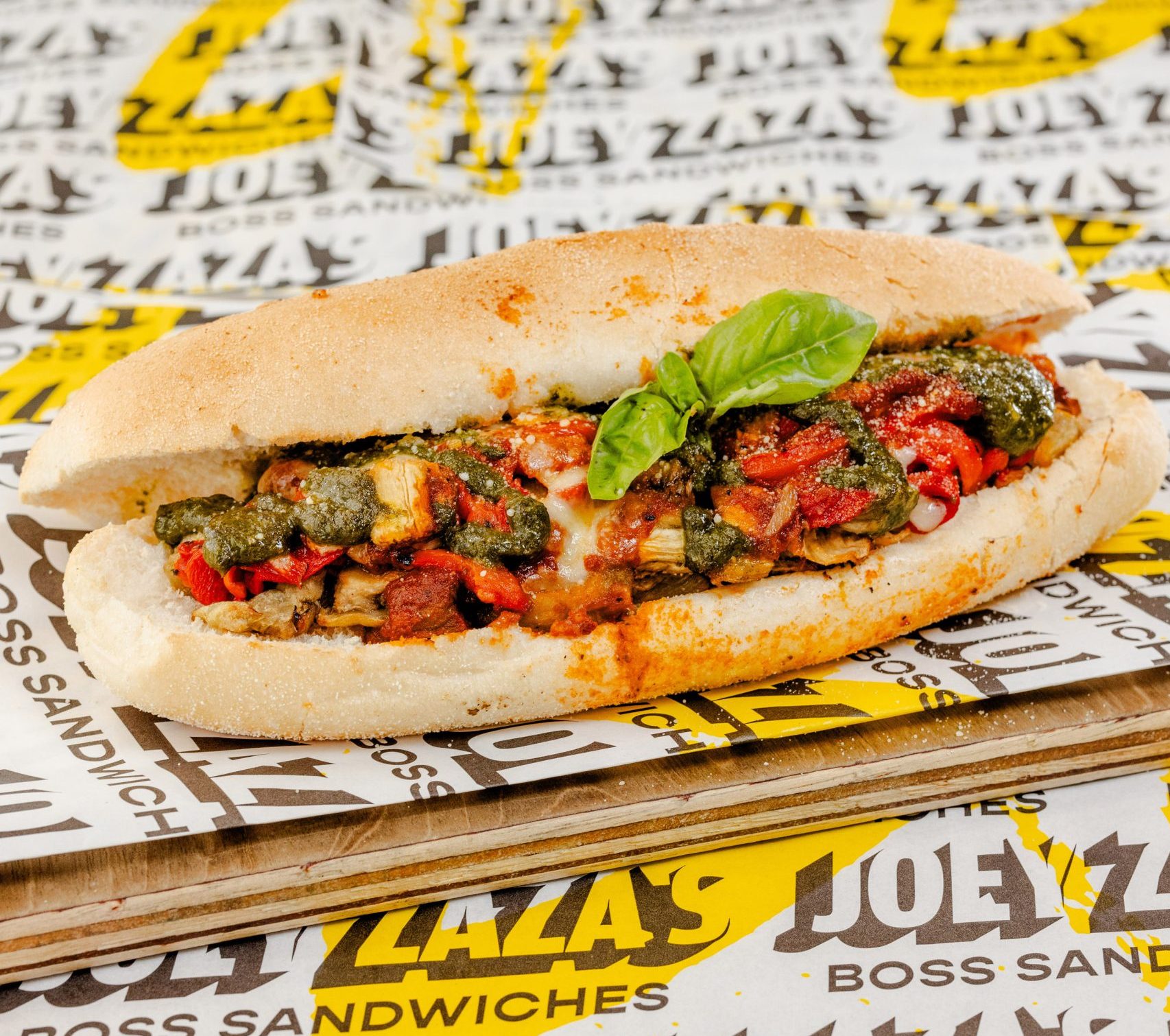 perth city lunch eggplant parmi sandwich joey zazas parma parmigiano