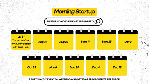 spacecubed morning startup catering