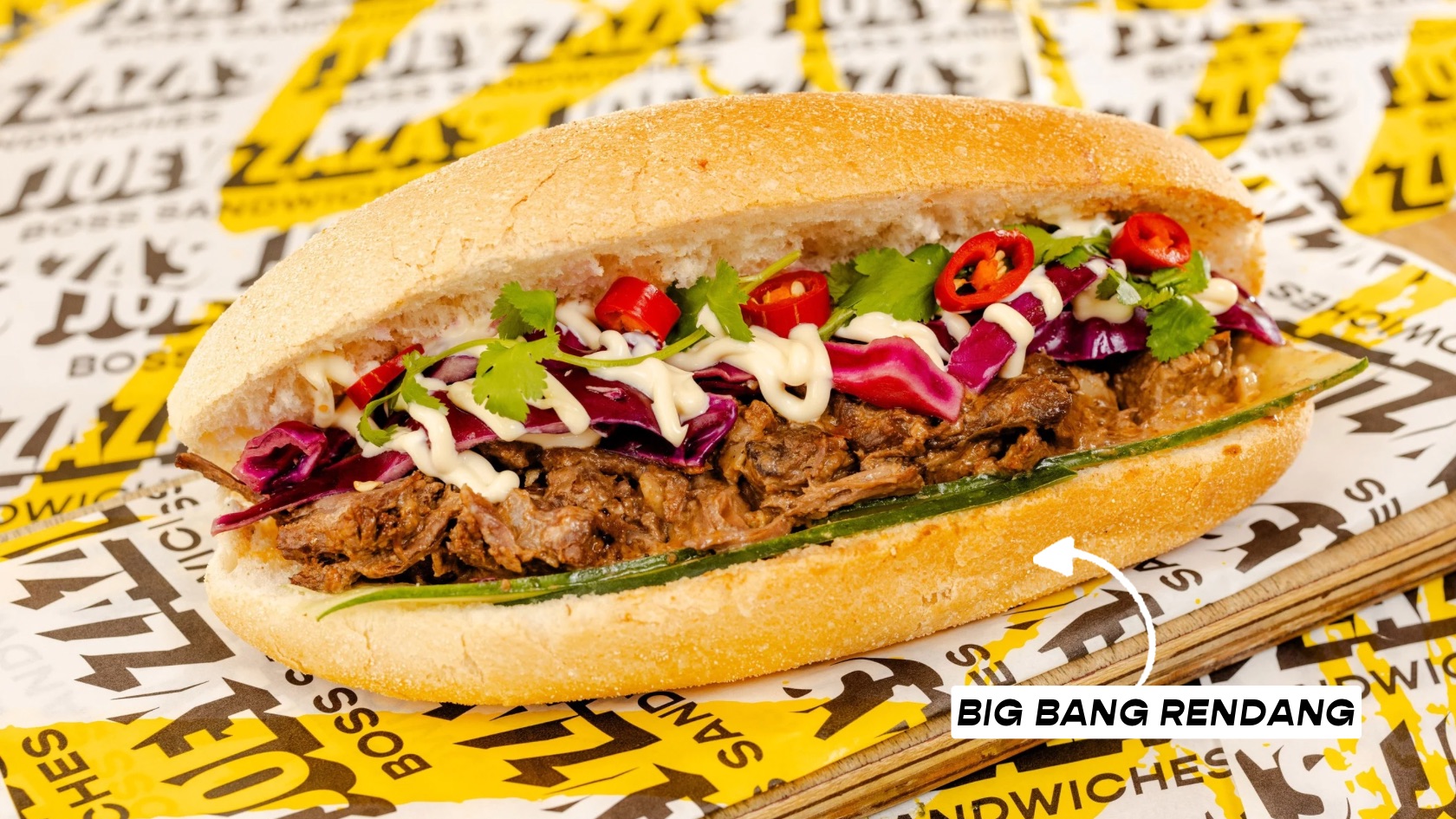 Big Bang Rendang Sandwich