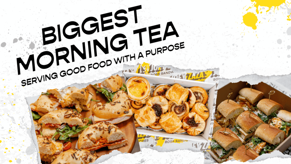Featuring loaded bagel platters, mixed pastries and sandwich platters.
