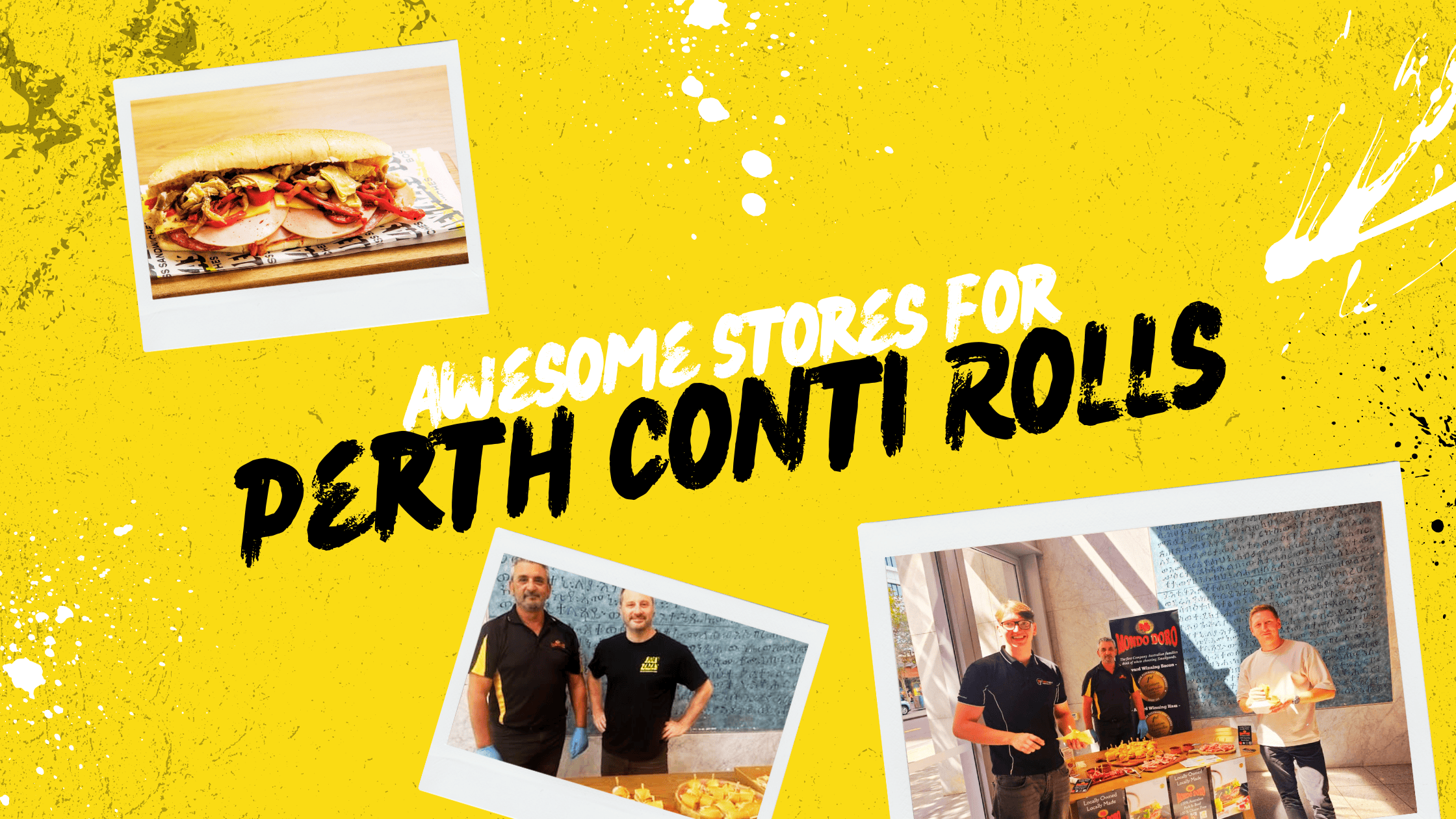 Feature image for a list of Perth sandwich shops selling continental rolls.