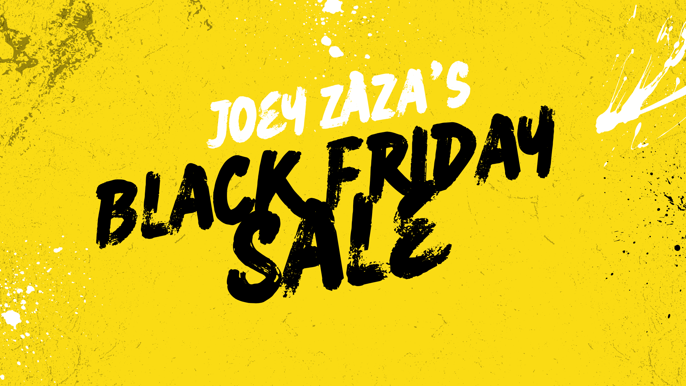 Black Friday Sale in Perth CBD! Check out Joey Zaza's Black Friday deals for 2025. Don't miss it.