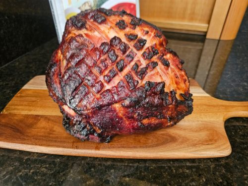 A whole Christmas ham... somewhere deep inside Perth CBD. Get a piece, fresh in your sandwich! We accept Christmas catering orders here at Joey Zaza's.
